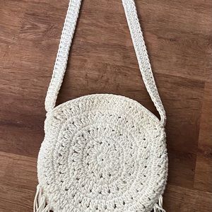 Vintage Macrame Crossbody